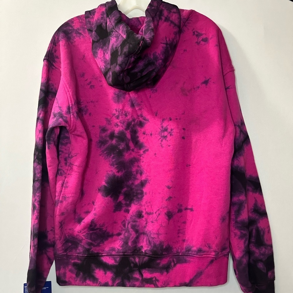 CHAMPION - Women - Galaxy Dye Hoodie - Pink/Black Size Small NWT - Picture 6 of 8